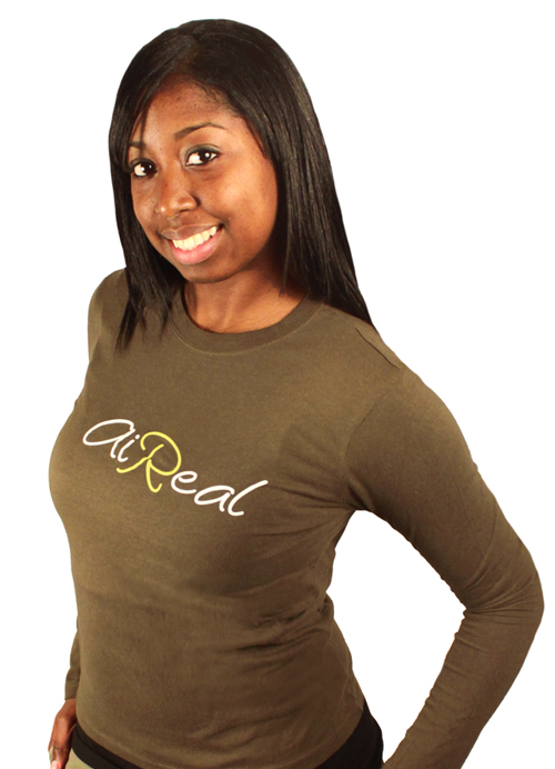 Lady AiReal Longsleeve Tee in Army